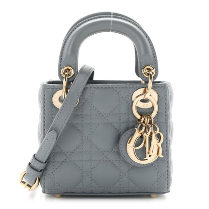 Lambskin Handbag - Blue