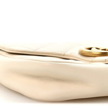 Mini Calfskin Shoulder Bag - White