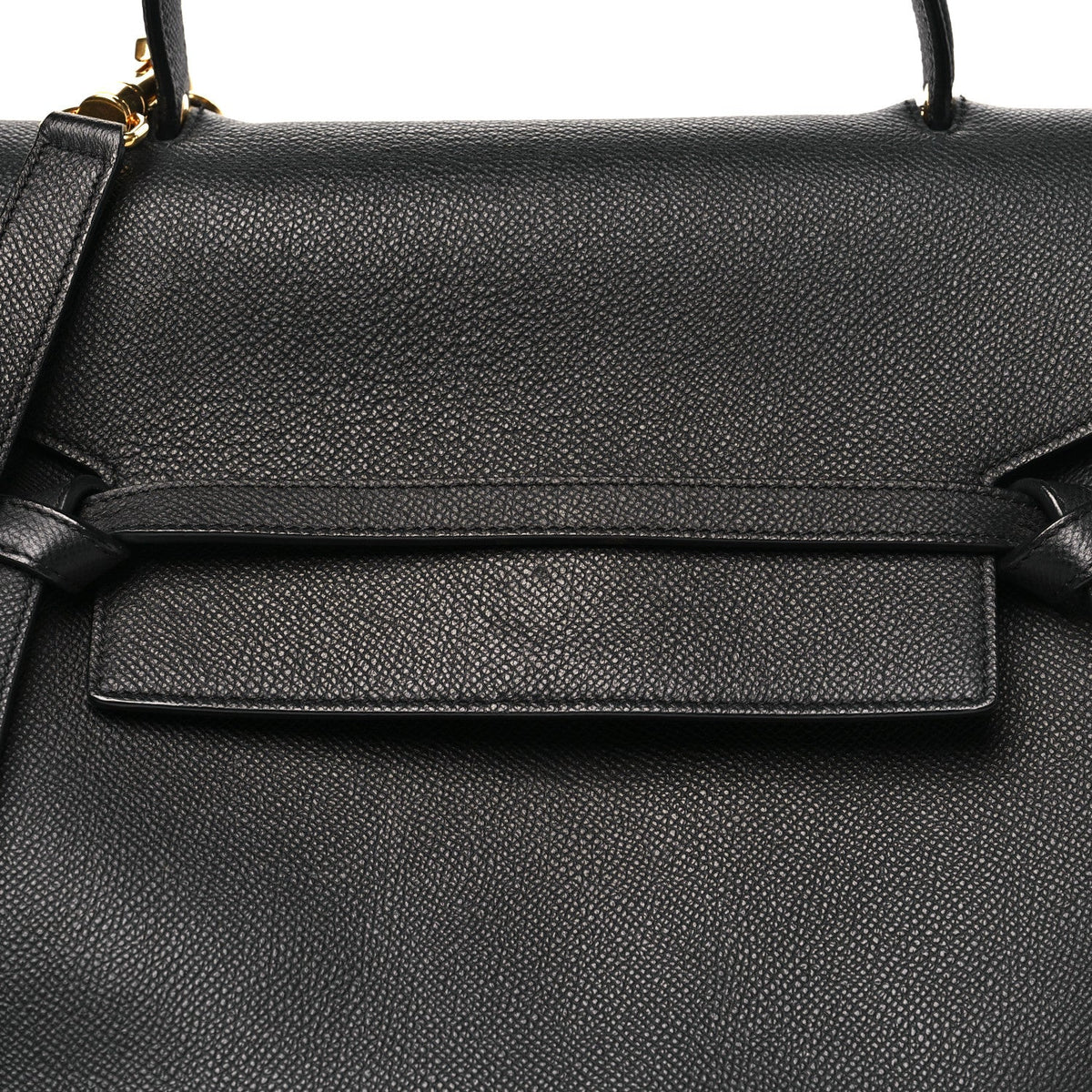 Mini Calfskin Belt Bag - Black