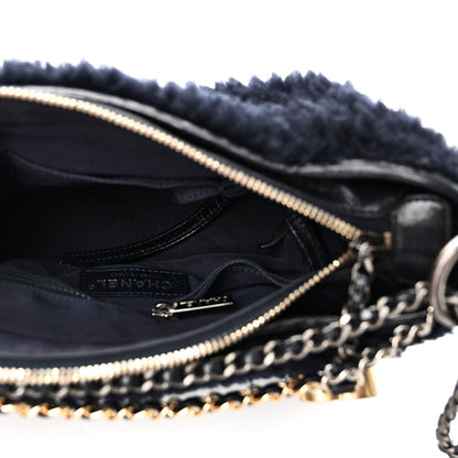 Small Shearling Hobo Bag