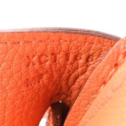 Taurillon Clemence Birkin 30 Orange Handbag