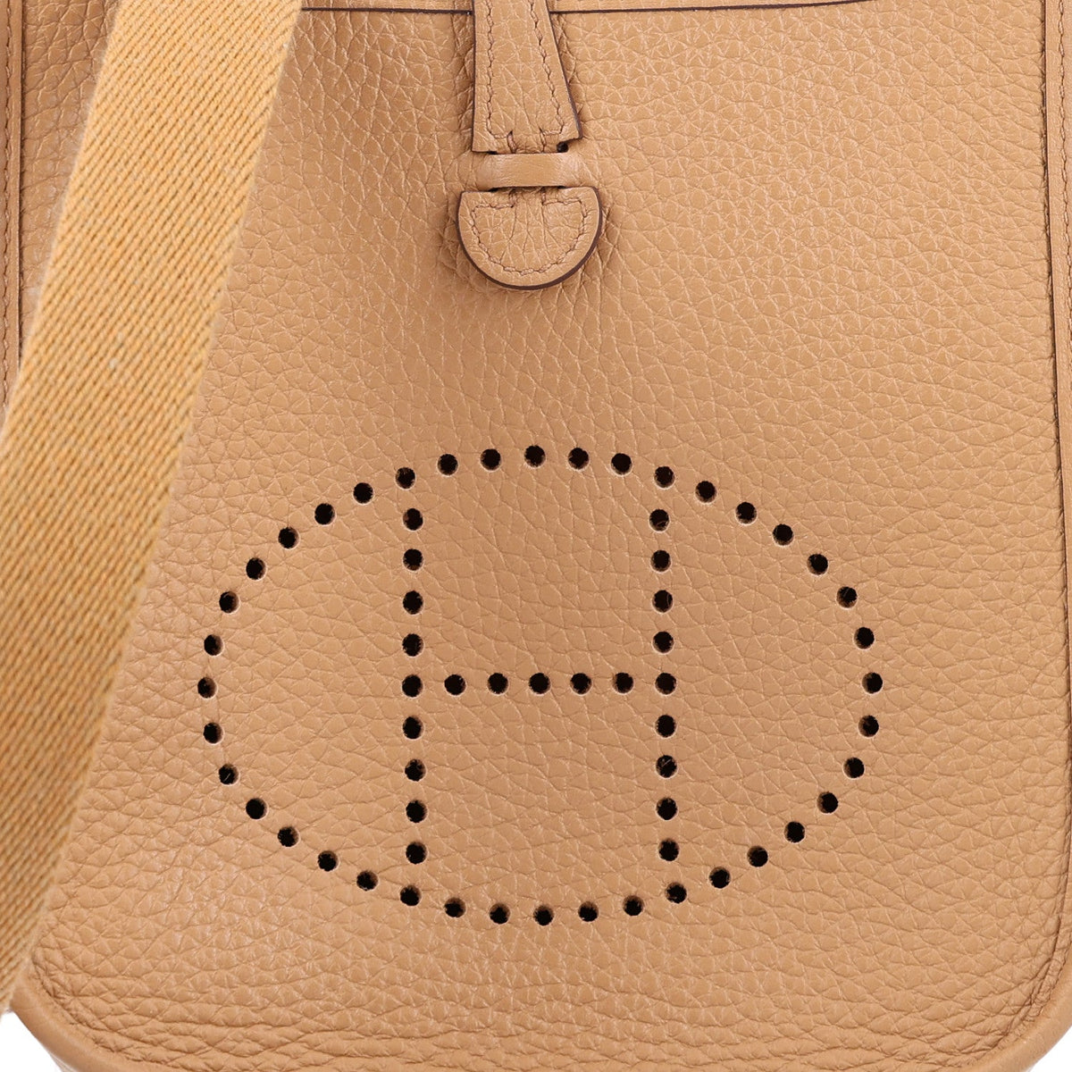 Taurillon Clemence Evelyne Tpm Biscuit Handbag