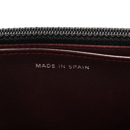Quilted Lambskin Wallet Bag - Black