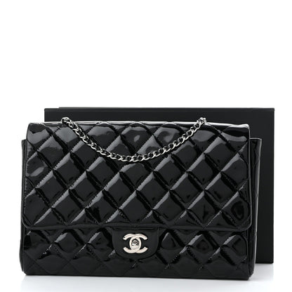 Quilted Clutch Bag - Black