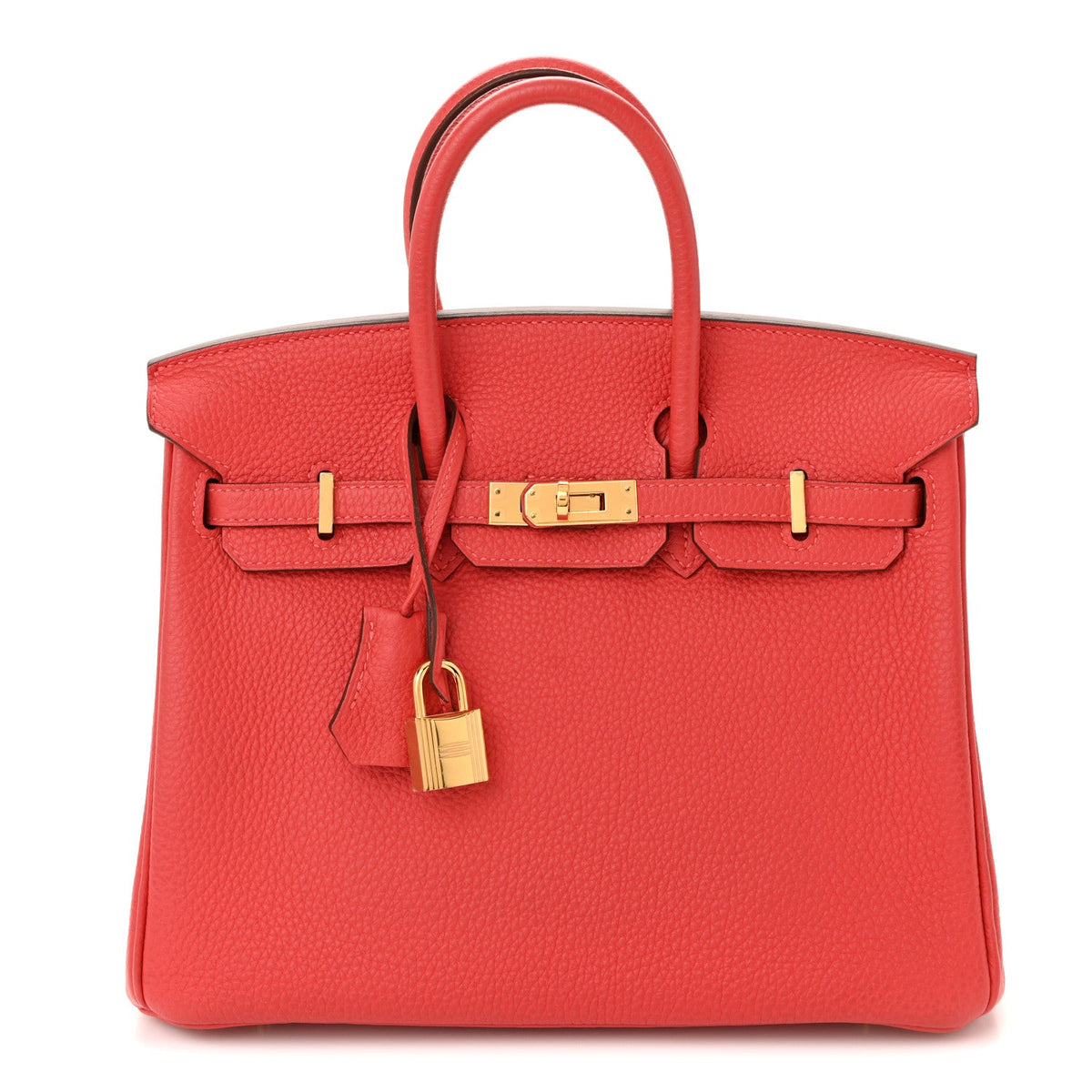 Togo Birkin 25 Rouge Pivoine Handbag