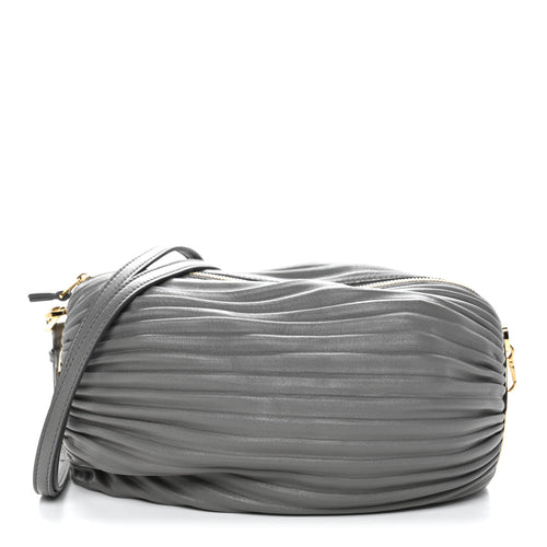 Lambskin Shoulder Bag - Grey