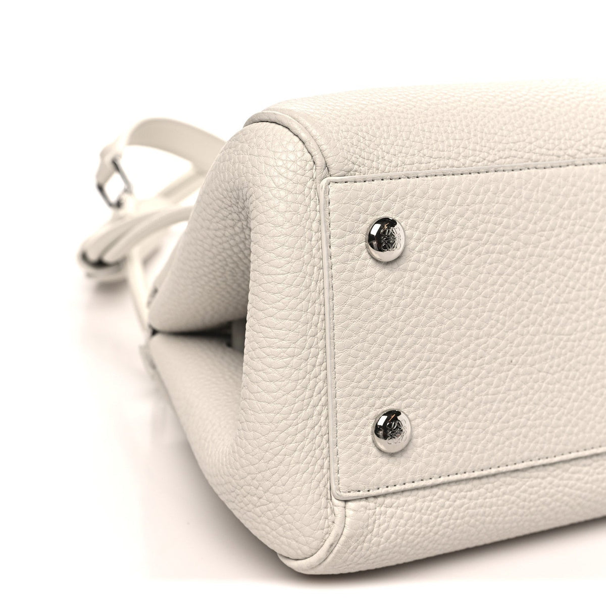 Small Calfskin Handbag - White