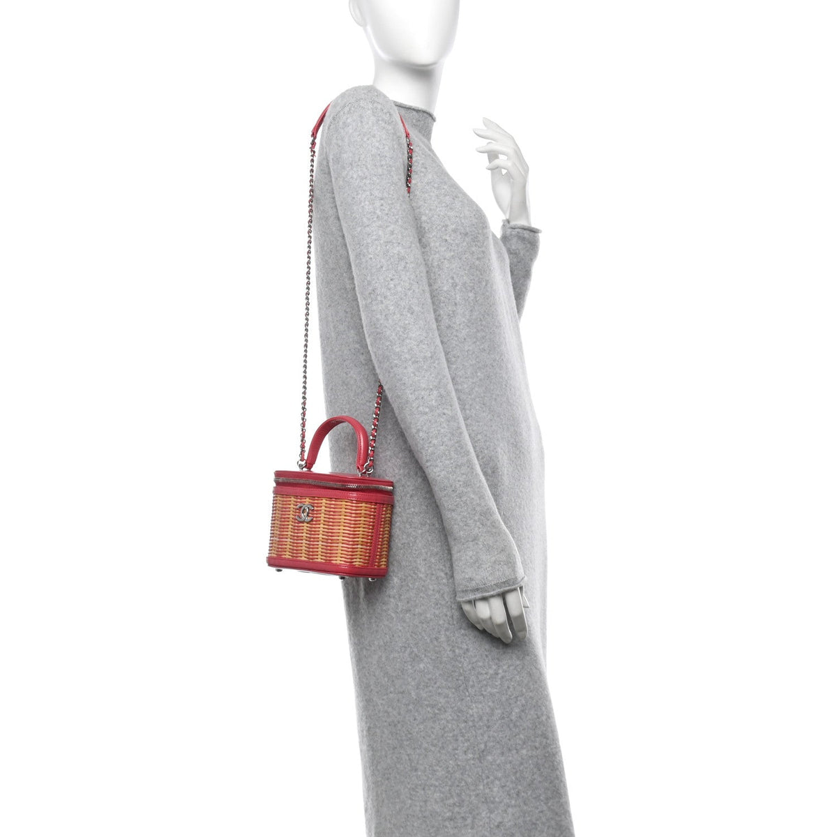 Small Calfskin Handbag - Pink