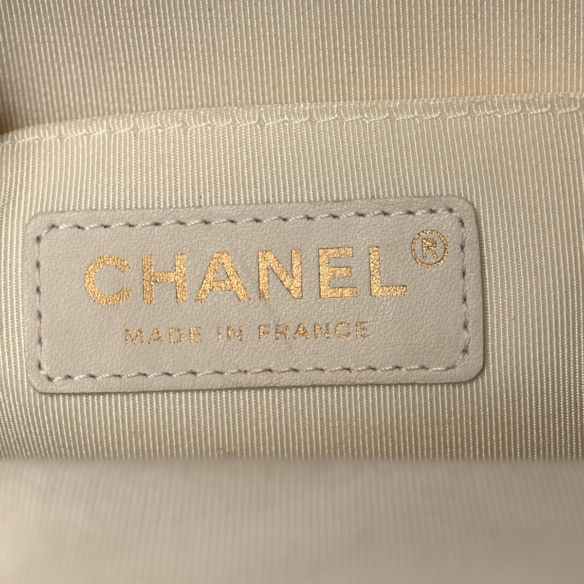Small Quilted Caviar Backpack - White