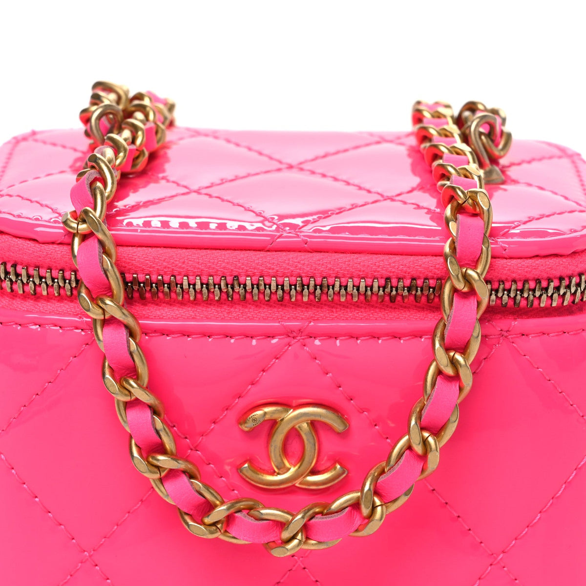 Mini Quilted Handbag - Pink