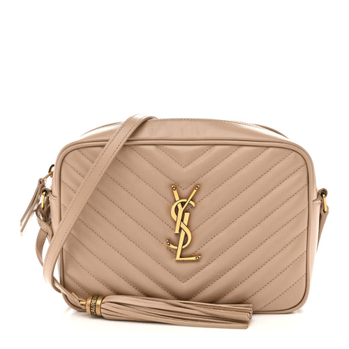 Calfskin Crossbody Bag - Beige