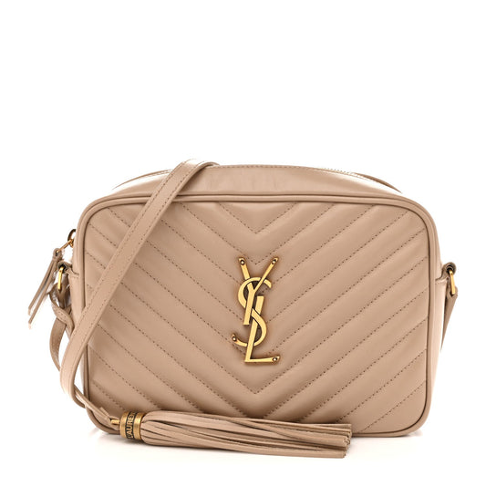 Calfskin Crossbody Bag - Beige