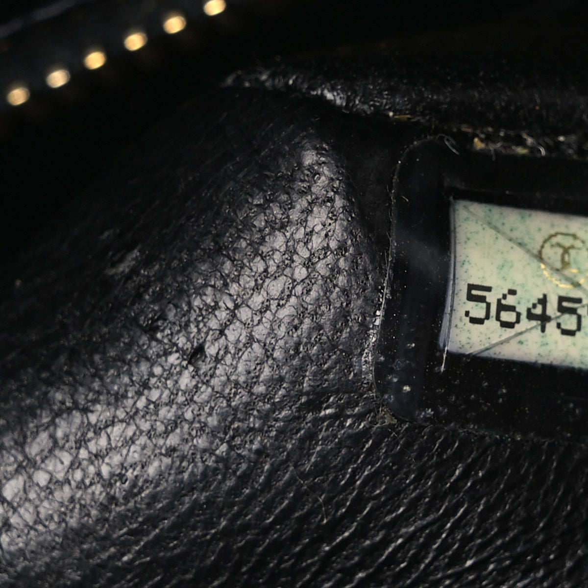 Quilted Caviar Tote Bag - Black