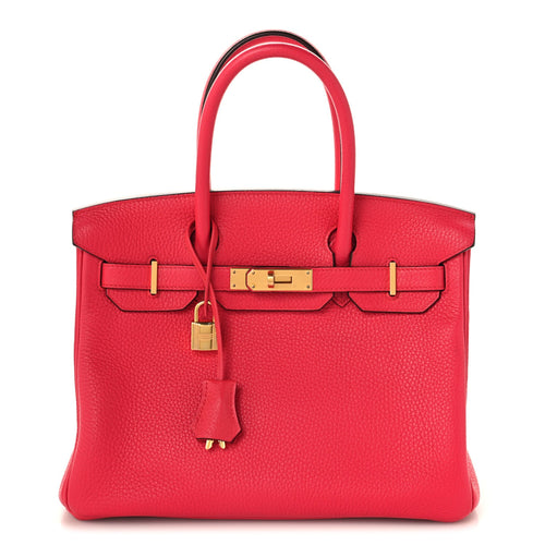 Togo Birkin 30 Rose Extreme Handbag