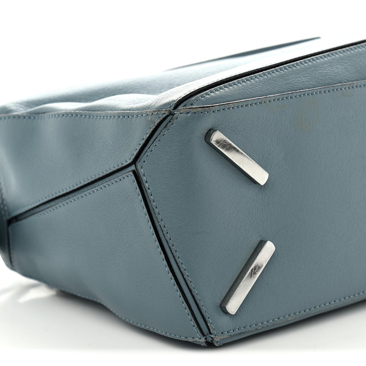 Small Calfskin Handbag - Blue