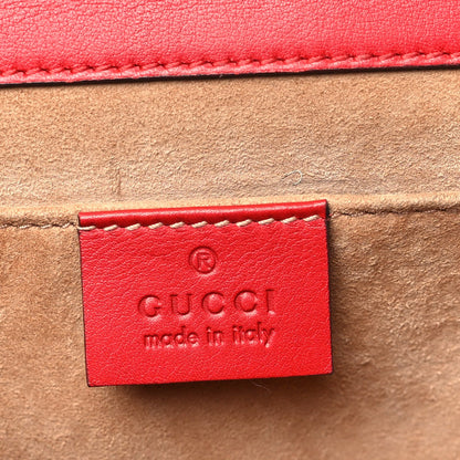 Small Calfskin Shoulder Bag - Red