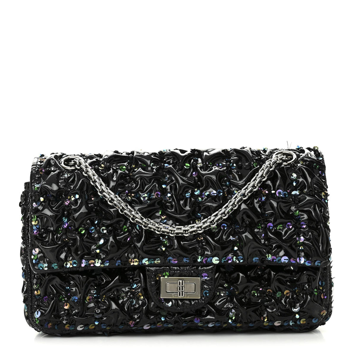 Flap Shoulder Bag - Black
