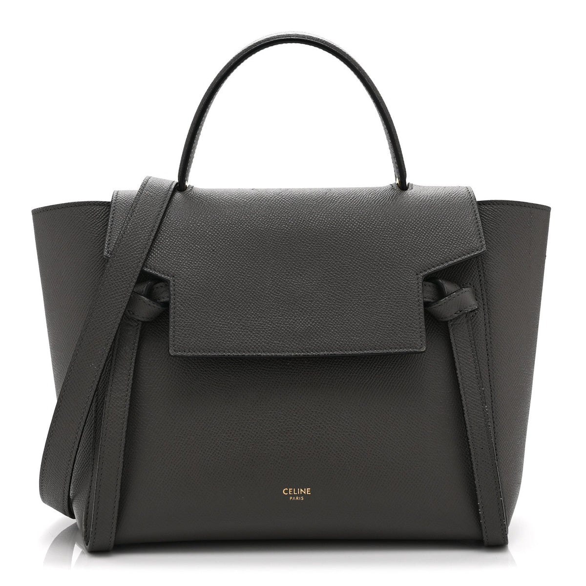 Calfskin Belt Bag - Grey