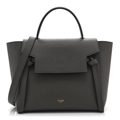 Calfskin Belt Bag - Grey