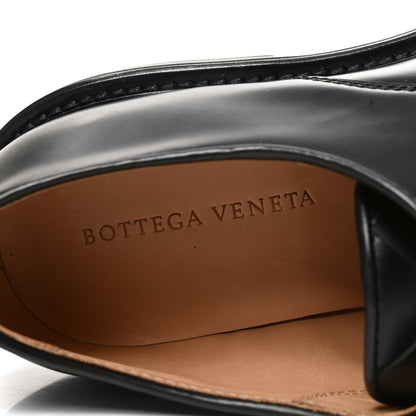 Bottega Veneta Nappa Intrecciato Men's Lagoon Shoes 43.5 Black
