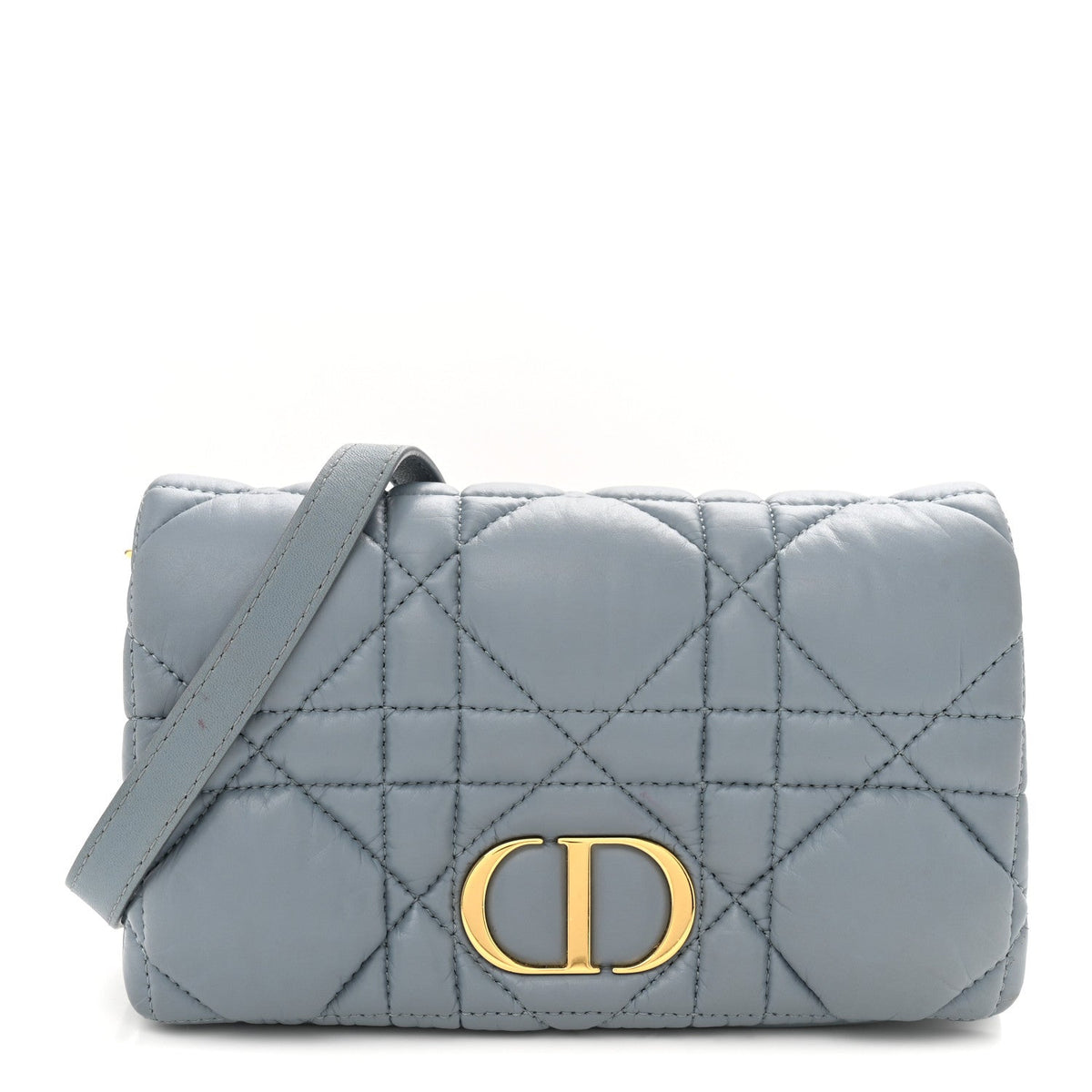 Mini Lambskin Handbag - Blue