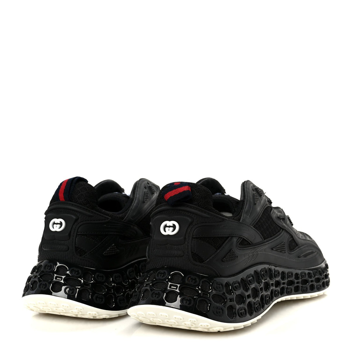 Gucci Demetra Mesh Men's Cub3d Sneakers 10 Black