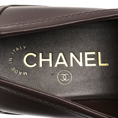 Chanel Lambskin Quilted CC Turnlock Women's Loafers