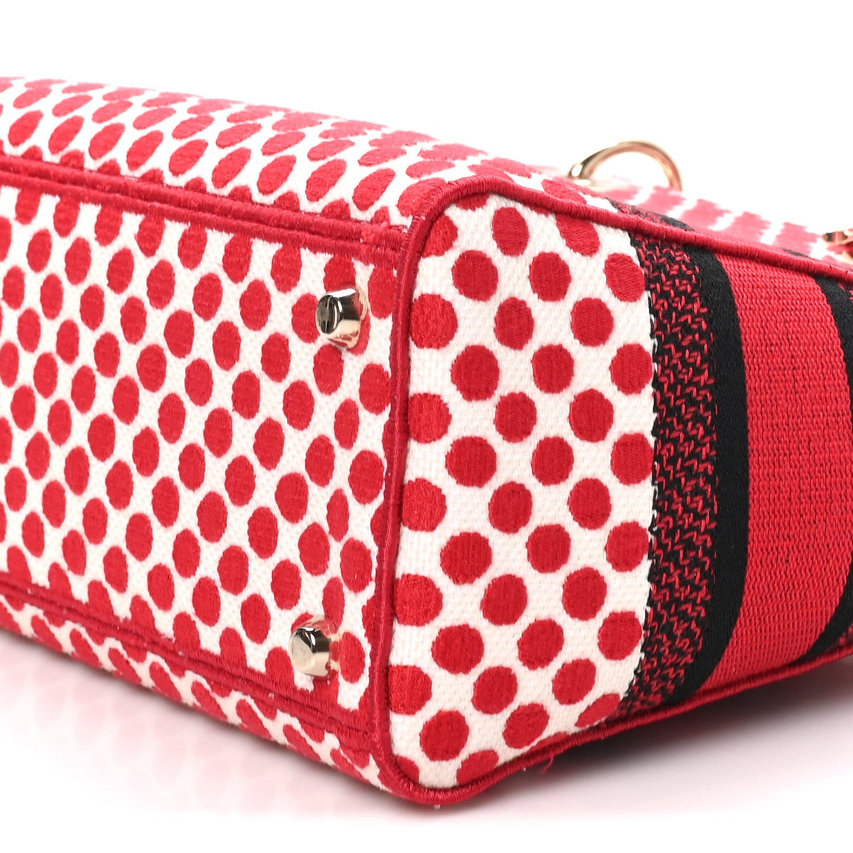 Medium Canvas Handbag - Red