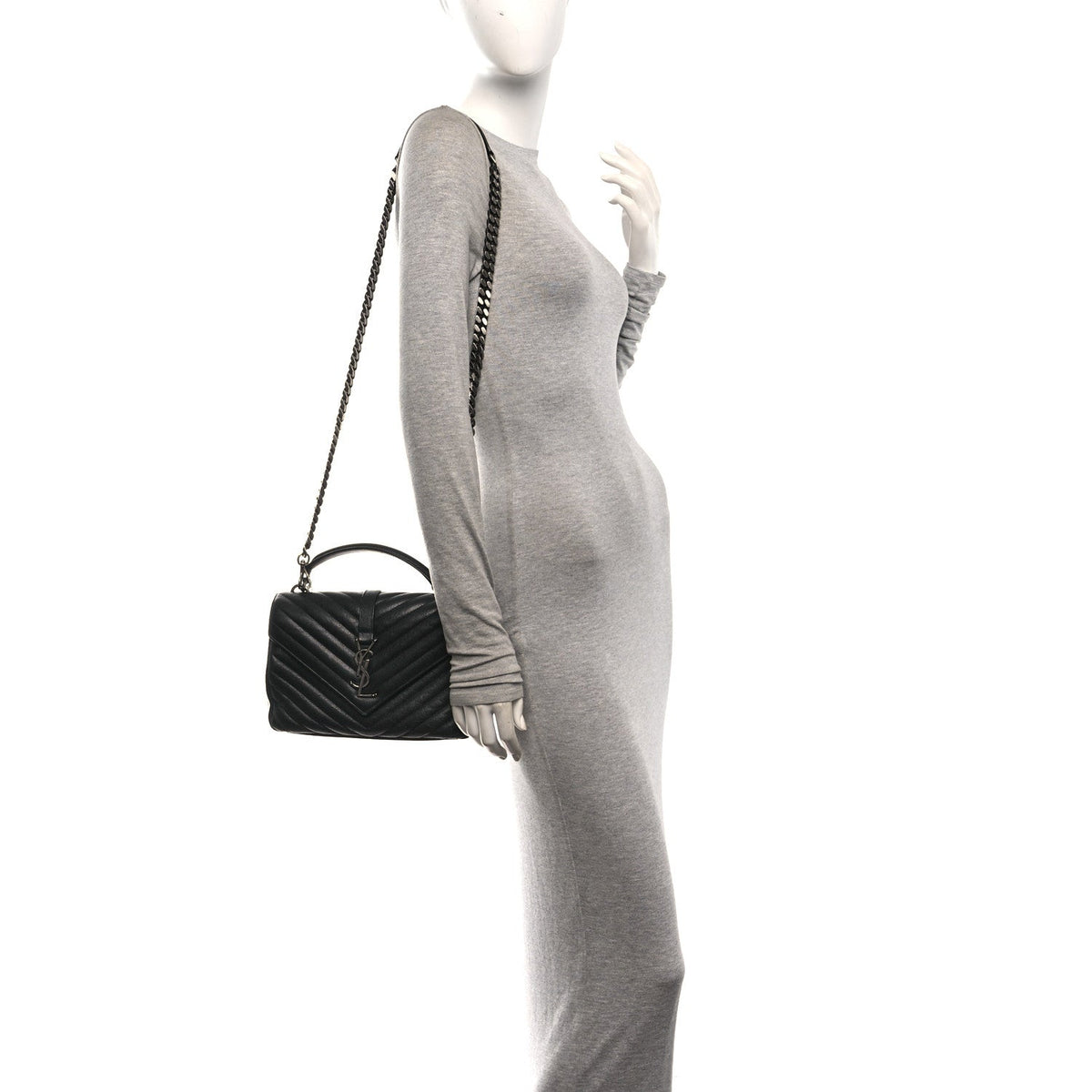 Medium Sheepskin Handbag - Black