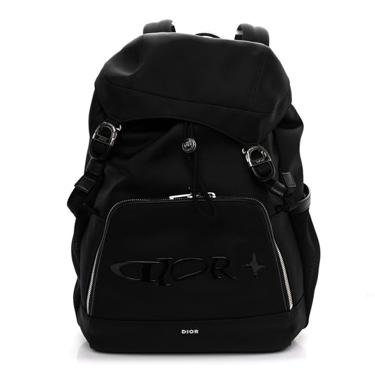 Nylon Backpack - Black