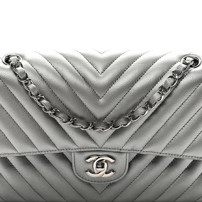 Medium Quilted Caviar Flap Shoulder Bag