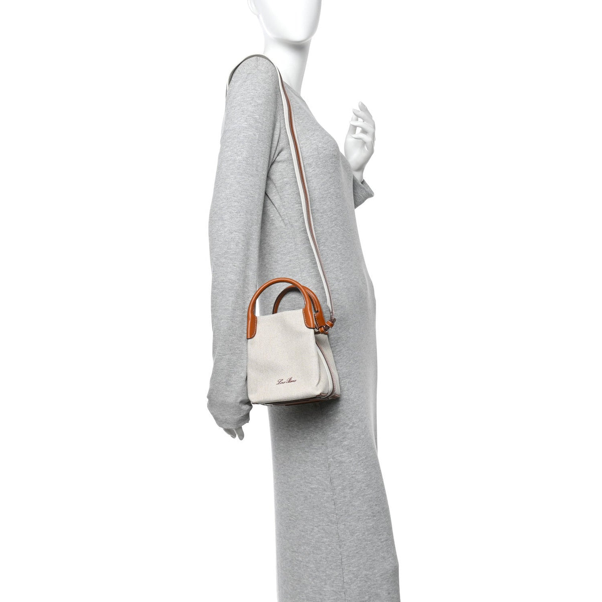 Calfskin Handbag - Natural