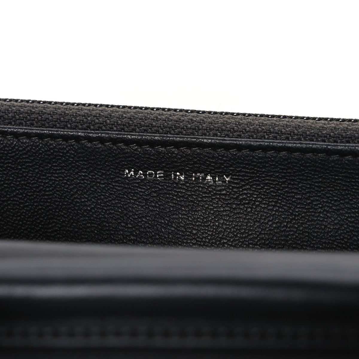Quilted Lambskin Wallet Bag - Black