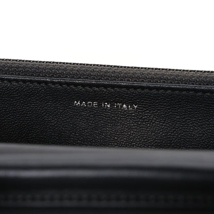 Quilted Lambskin Wallet Bag - Black