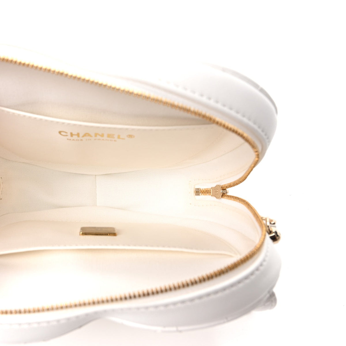 Quilted Lambskin Handbag - White