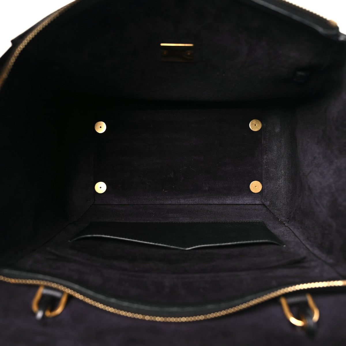 Mini Calfskin Belt Bag - Black