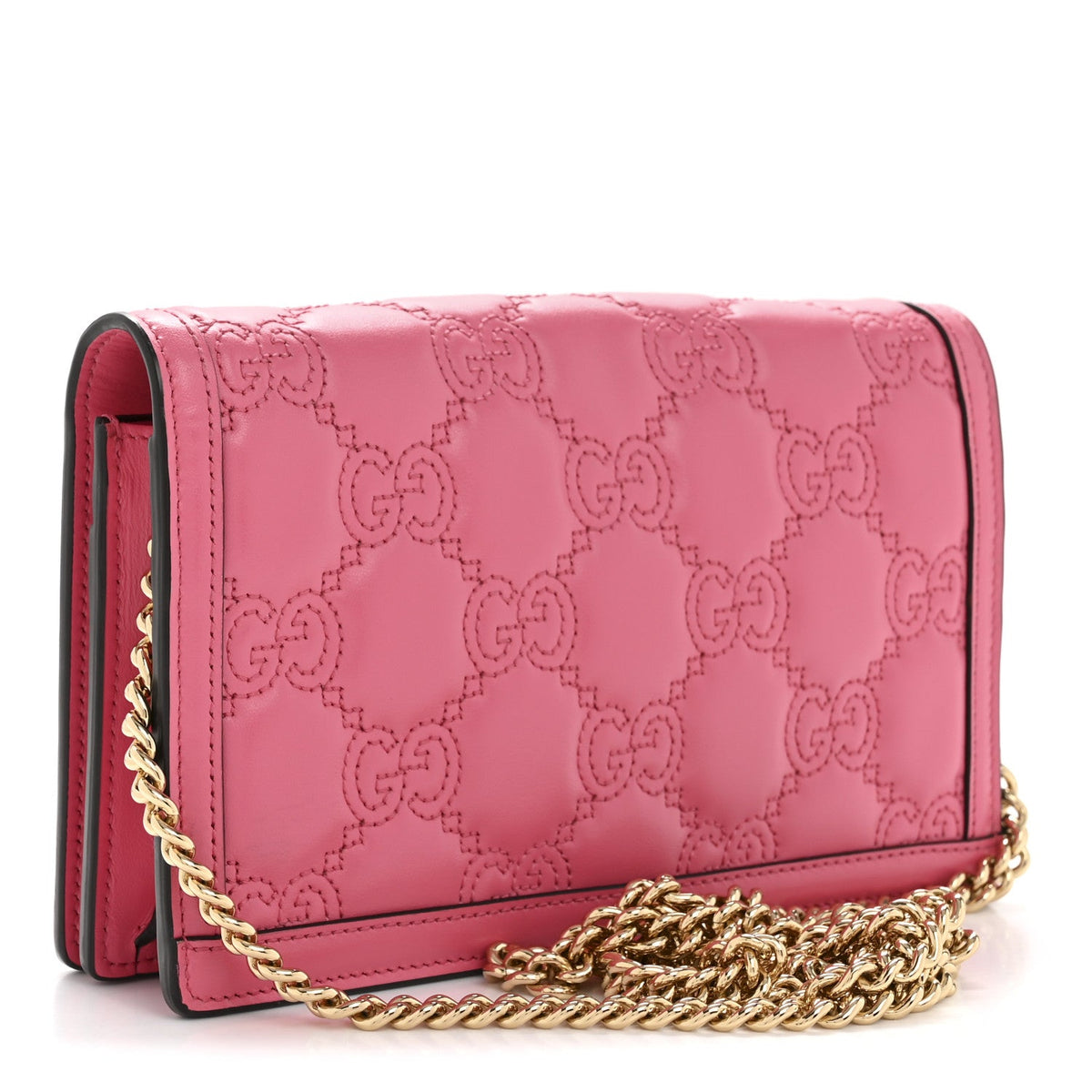 Calfskin Wallet Bag - Pink