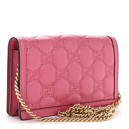 Calfskin Wallet Bag - Pink