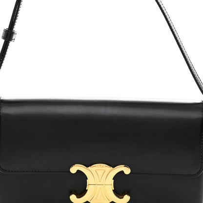 Calfskin Shoulder Bag - Black