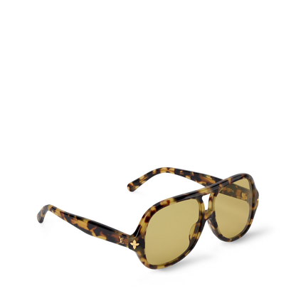 Women's Flower Square Pilot Sunglasses
