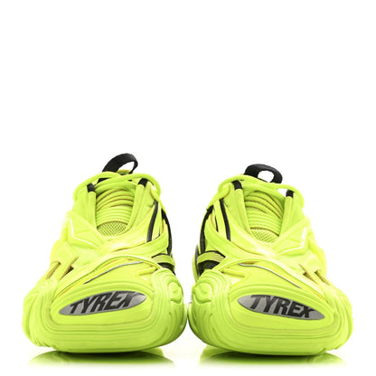 Balenciaga Mesh Rubber Women's Tyrex Sneakers 41 Fluo Yellow