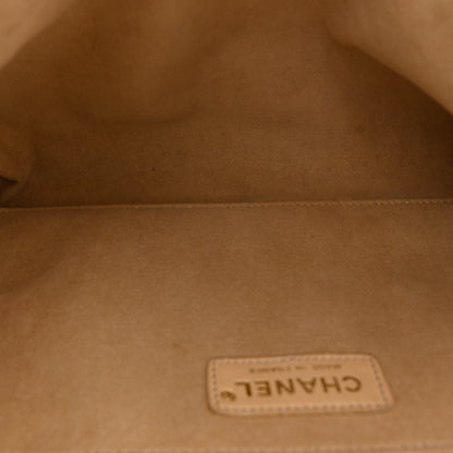 Flap Shoulder Bag - Beige