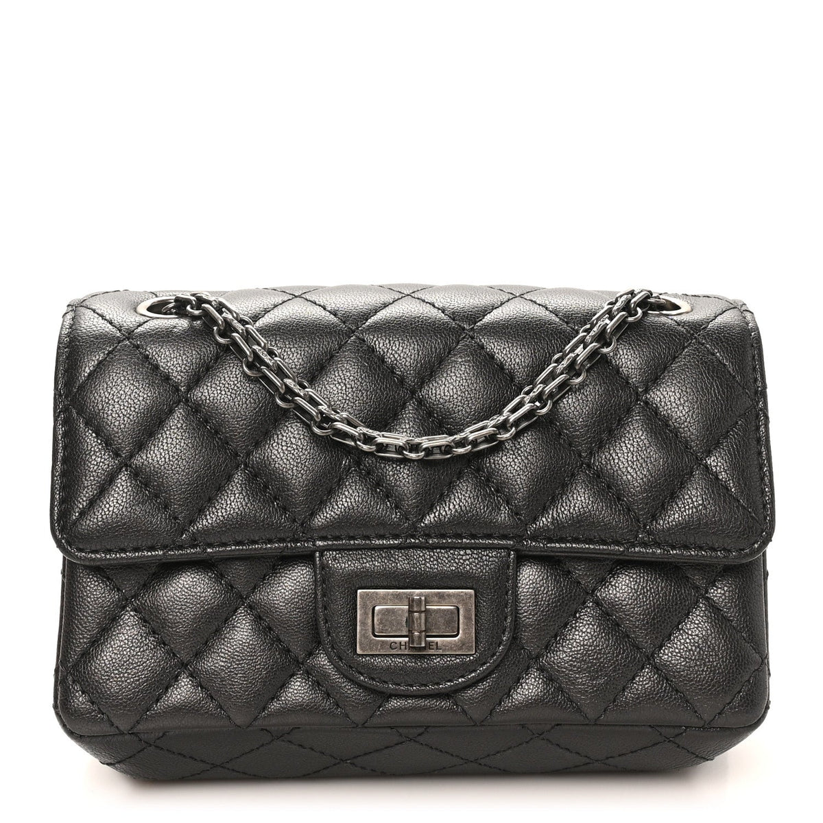 Mini Quilted Sheepskin Flap Shoulder Bag