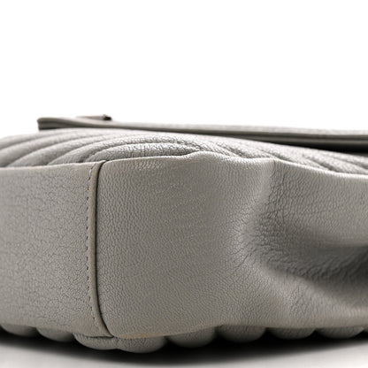 Medium Sheepskin Handbag - Granite