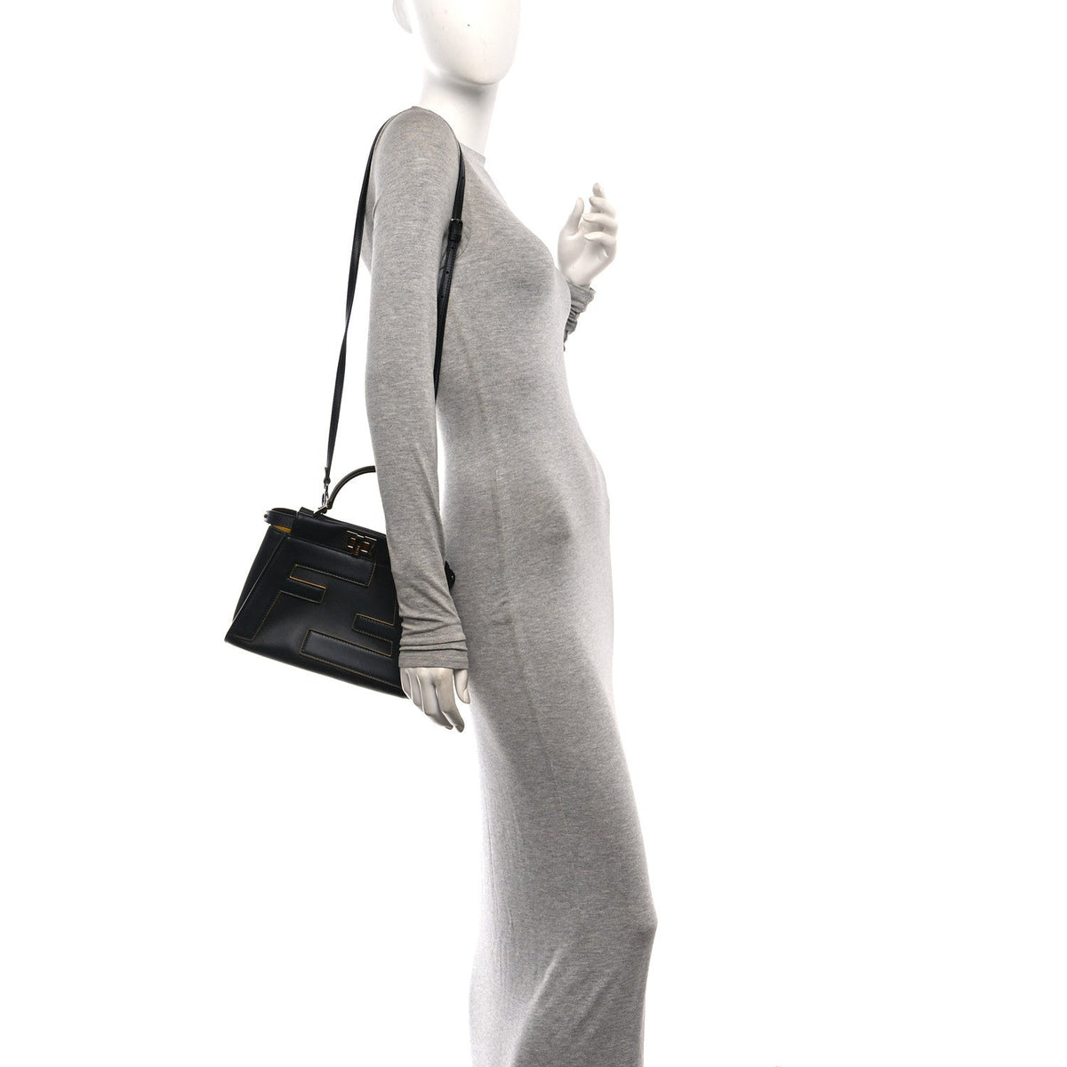 Mini Nappa Satchel Bag - Black