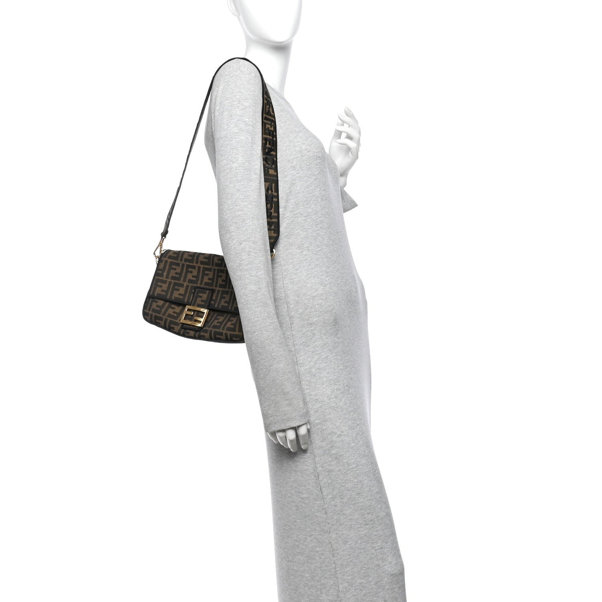 Medium Fabric Handbag - Black