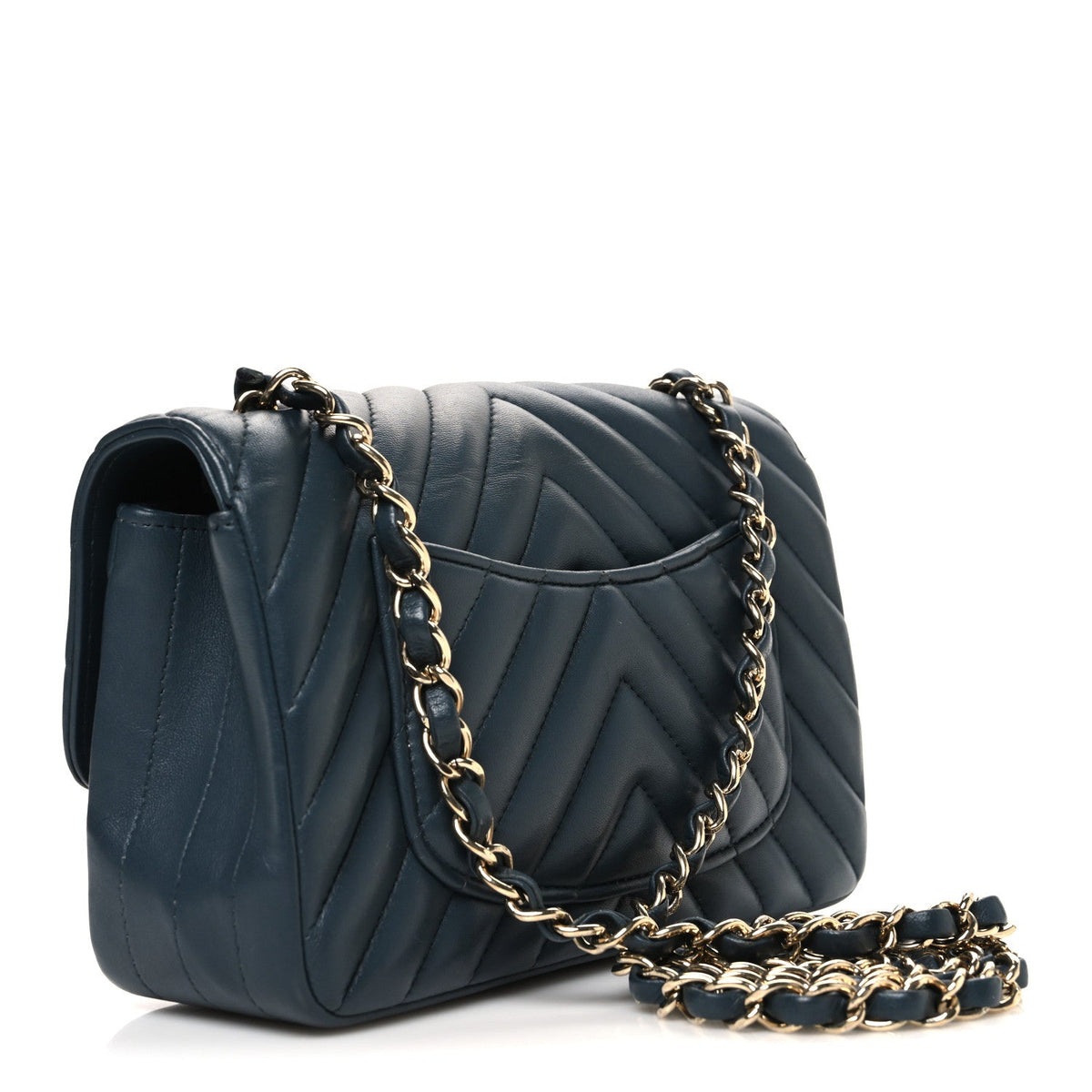 Mini Quilted Lambskin Flap Shoulder Bag - Tan