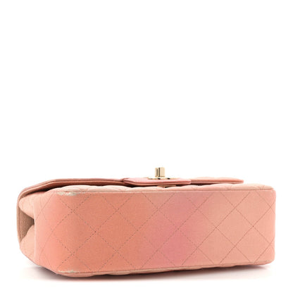 Mini Quilted Lambskin Flap Shoulder Bag - Tan