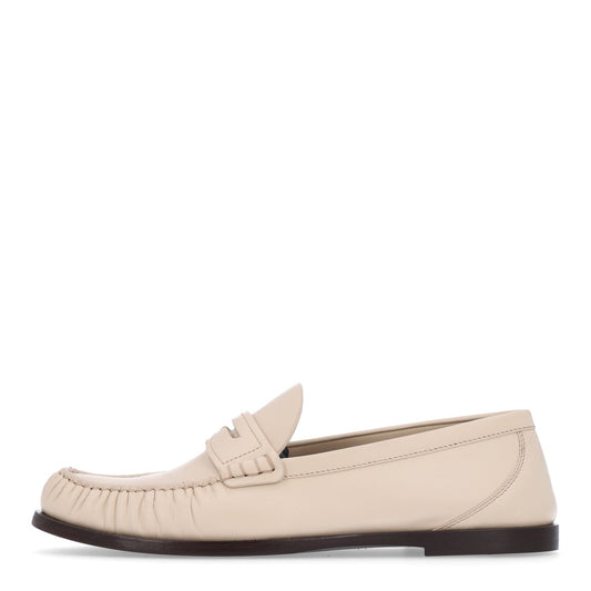 Belfagor Vitello Le Loafer Moccasin Gold Officier Pearl