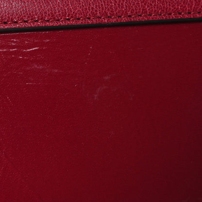 Mini Goatskin Shoulder Bag - Red